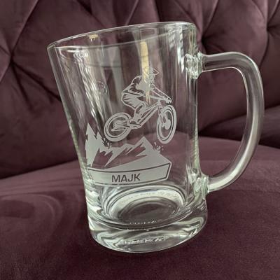 Pískování skla - narozeniny